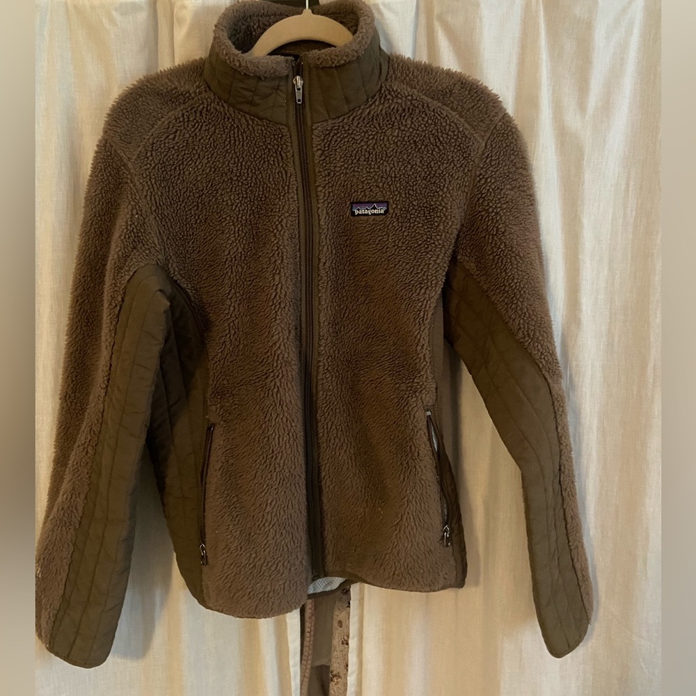 Patagonia synchilla brown zip up